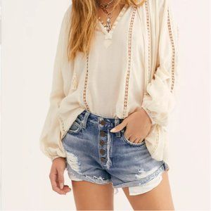 Free People Romeo Rolled Cut Off Shorts